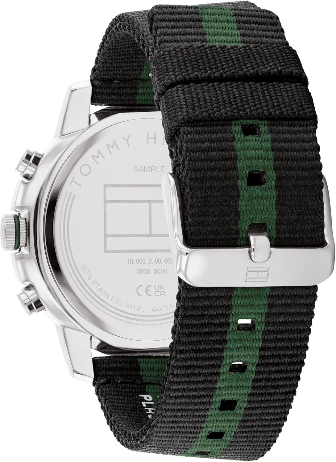 imageTommy Hilfiger OceanBound Collection for Men Sporty Multifunction Wristwatch for Him Recycled Plastic WaterResistant up to 5 ATM50 Meters Premium Fashion for Everyday Wear 44mm