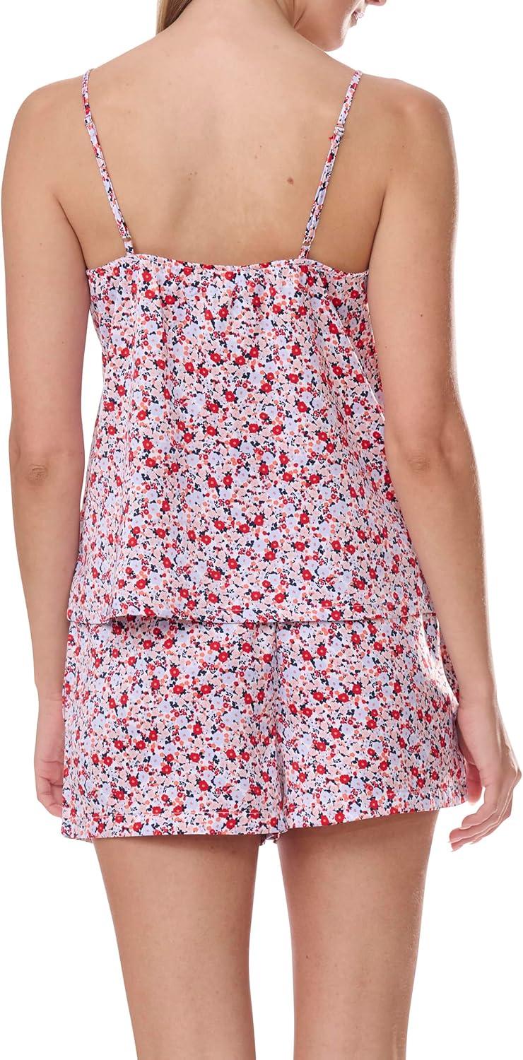 imageTommy Hilfiger Womens Cami and Boxer Shorts Pajama SetPacked Multi Daisy