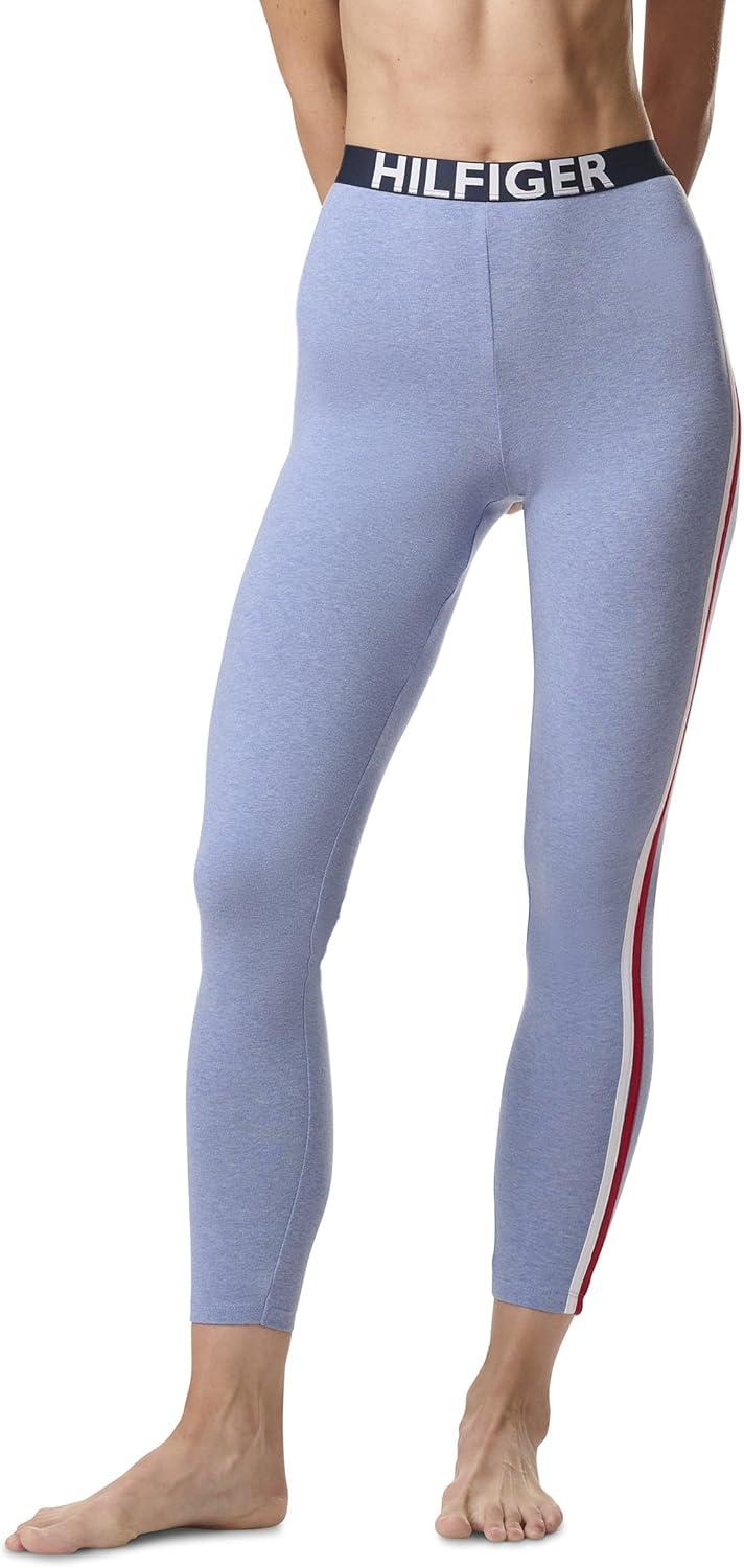 imageTommy Hilfiger Womens Loungewear Retro Style Th Graphic Logo Pajama Bottom Legging PantChambray