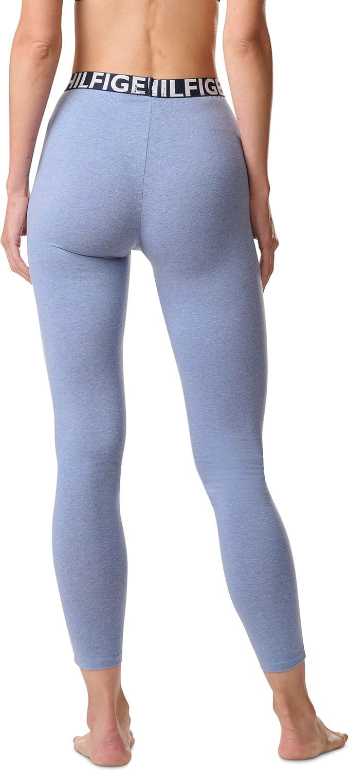 imageTommy Hilfiger Womens Loungewear Retro Style Th Graphic Logo Pajama Bottom Legging PantChambray