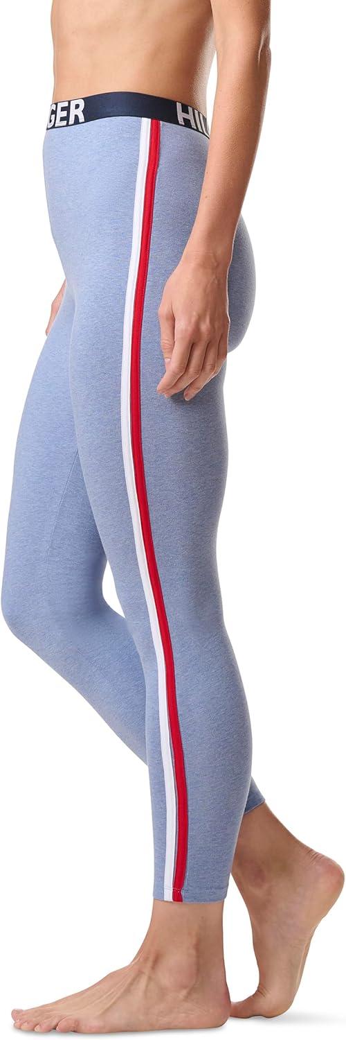 imageTommy Hilfiger Womens Loungewear Retro Style Th Graphic Logo Pajama Bottom Legging PantChambray