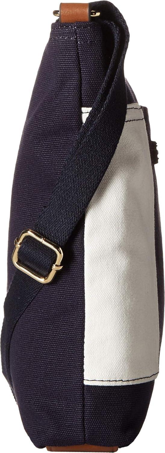 imageTommy Hilfiger Womens Th Flag Canvas Crossbody BagNavy