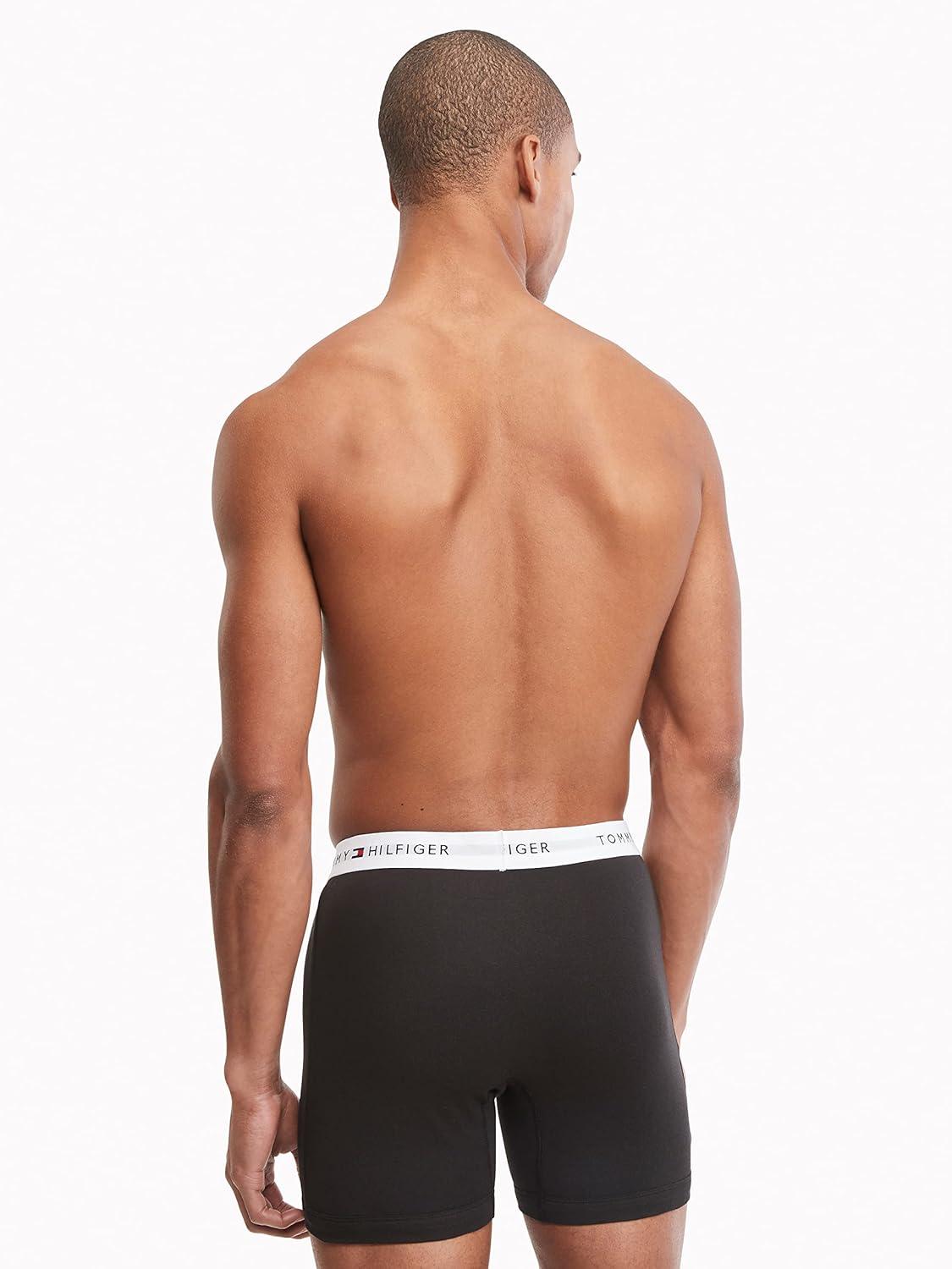 imageTommy Hilfiger mens Underwear Cotton Classics Megapack Boxer Brief Amazon Exclusive7 Black