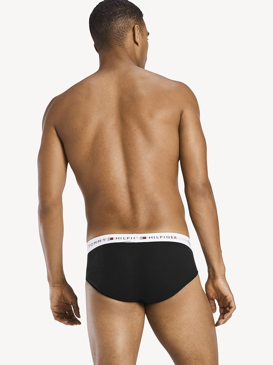 imageTommy Hilfiger mens Underwear Cotton Classics Megapack Brief Amazon Exclusive7 Black