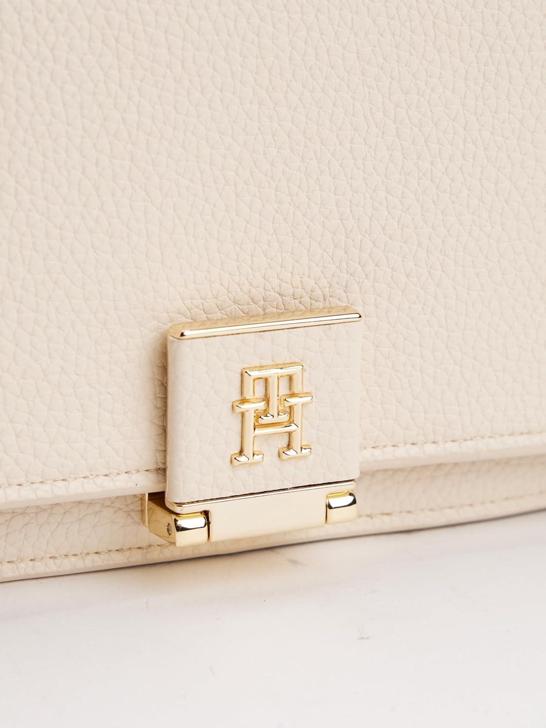 imageTommy Hilfiger womens Chain Flap Crossbody Bag With Removable Crossbody StrapSugarcane