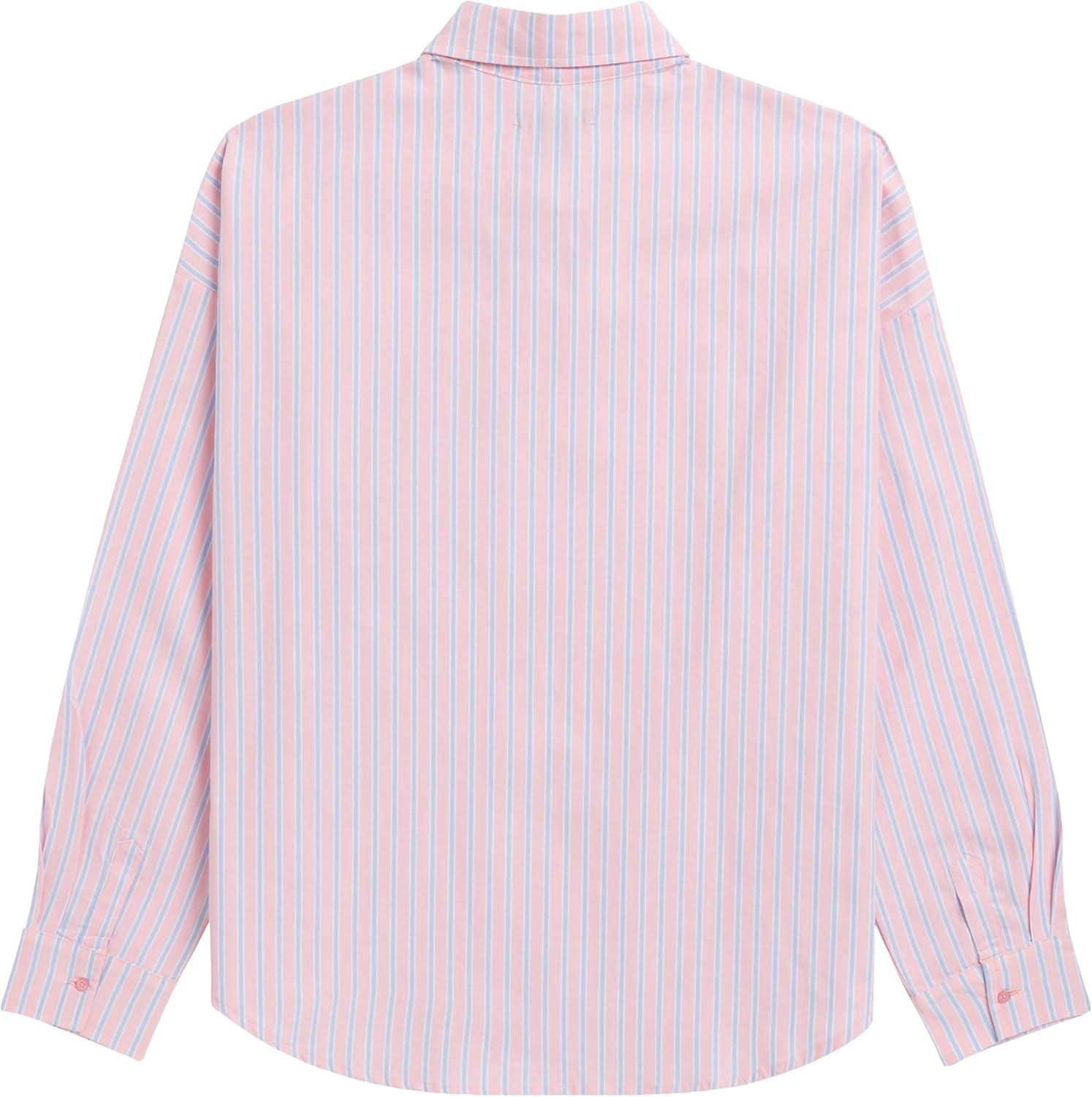 imageTommy Hilfiger womens Longsleeve Boyfriend Fit SleepshirtBlossom Stripe