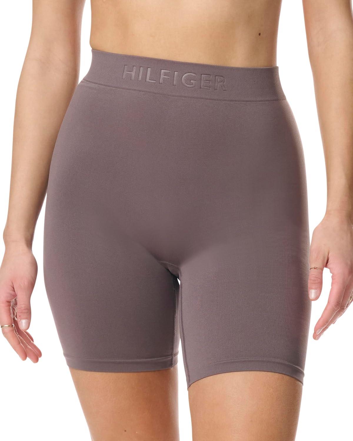 imageTommy Hilfiger womens Seamless Bike Short 2packBalanced BeigeSparrow