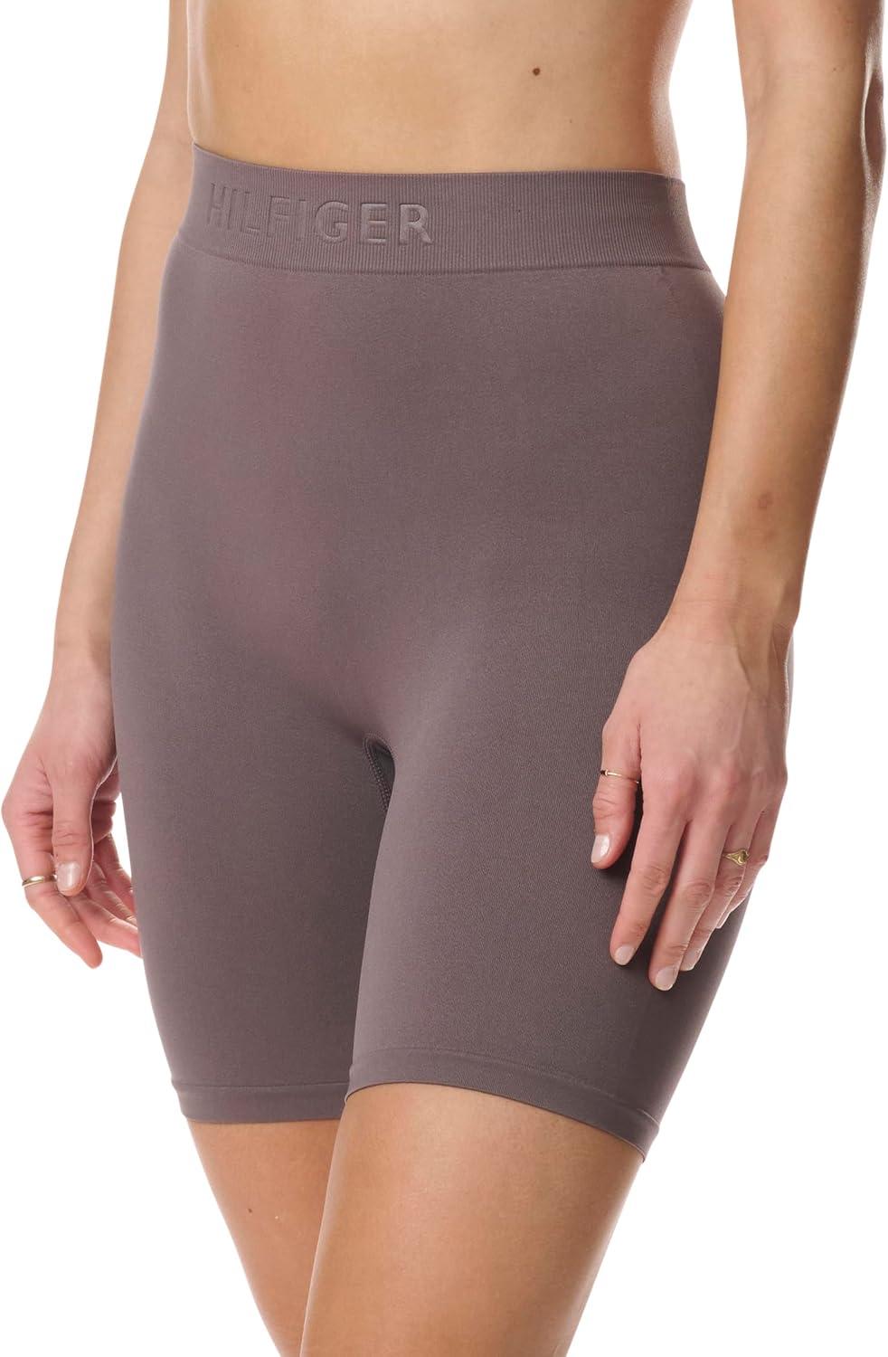 imageTommy Hilfiger womens Seamless Bike Short 2packBalanced BeigeSparrow