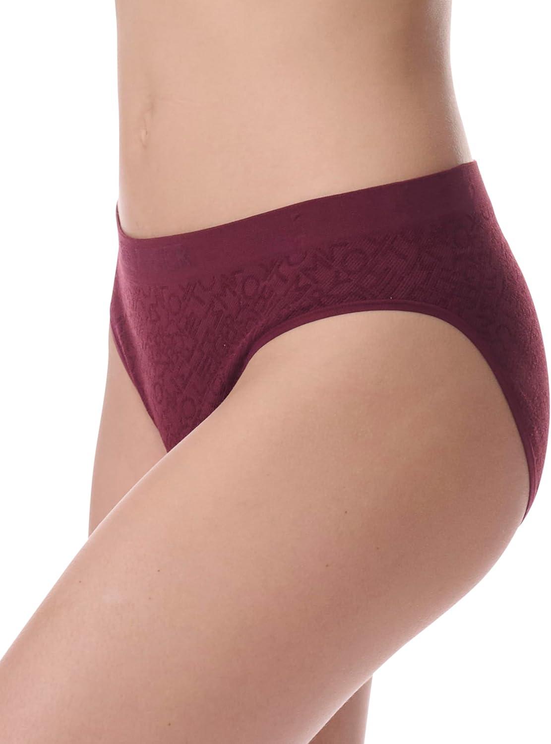 imageTommy Hilfiger womens Seamless Matte ampamp Shine Bikini Underwear 3packWindsor WineBalanced BeigeBlack