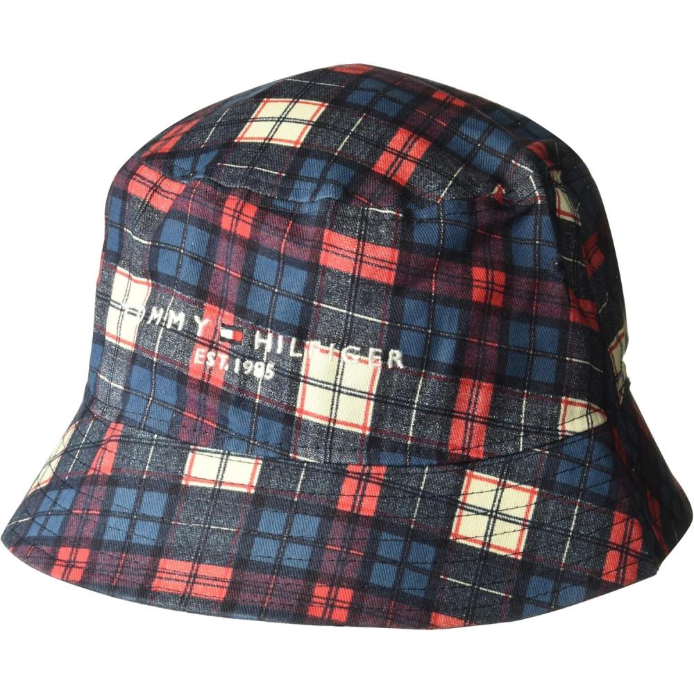 imageTommy Hilfiger Mens Bucket HatRed Multi