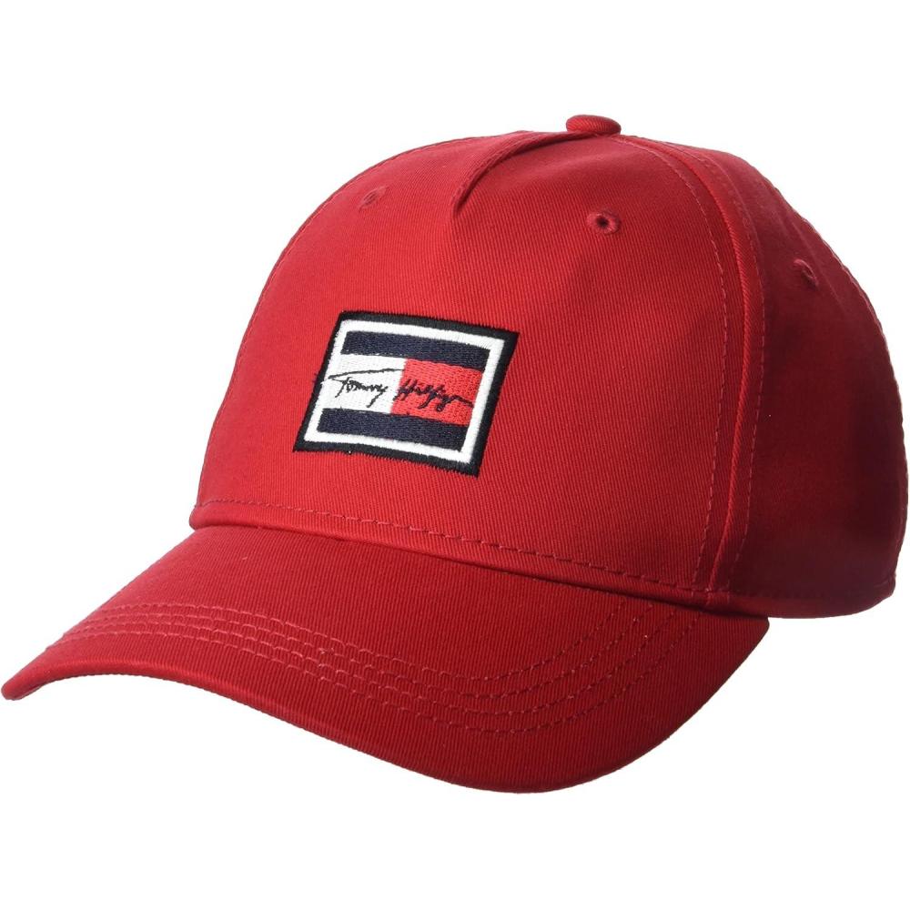imageTommy Hilfiger Mens Signature Baseball CapApple Red
