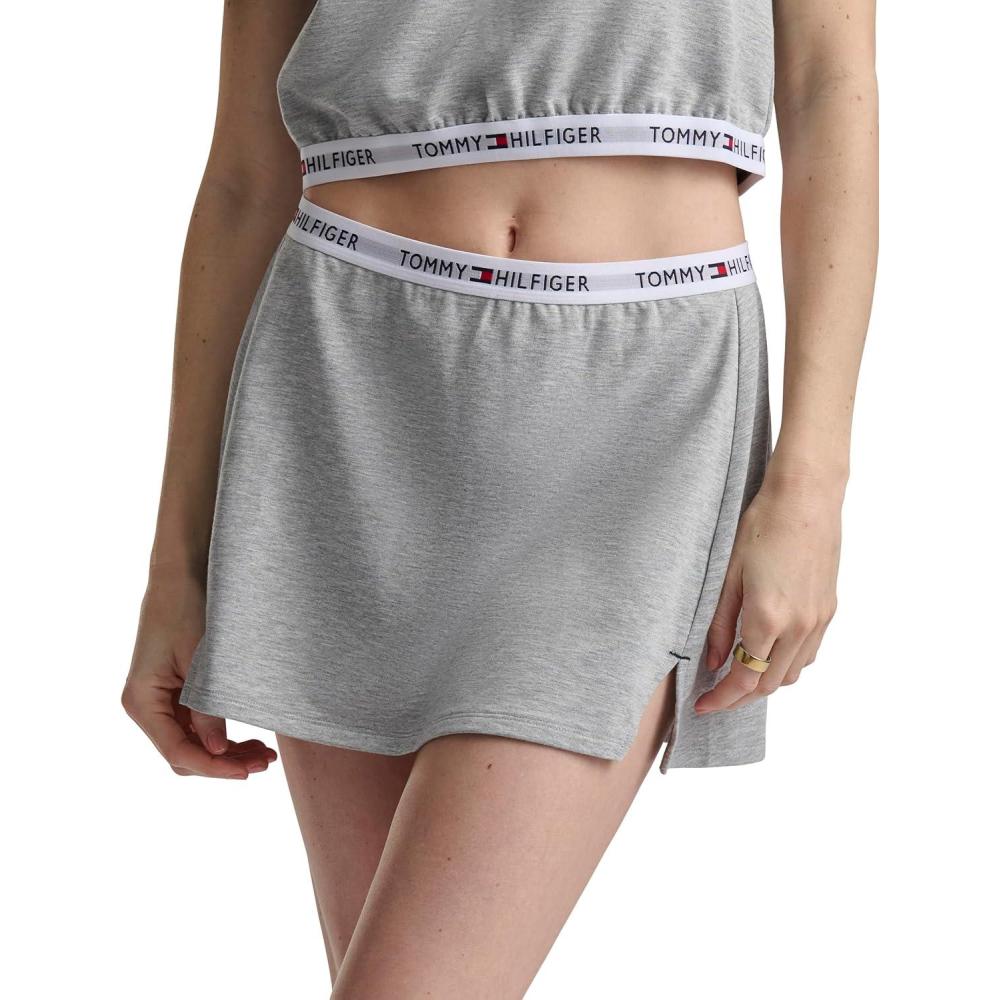 imageTommy Hilfiger Womens Knit SkortHeather Grey