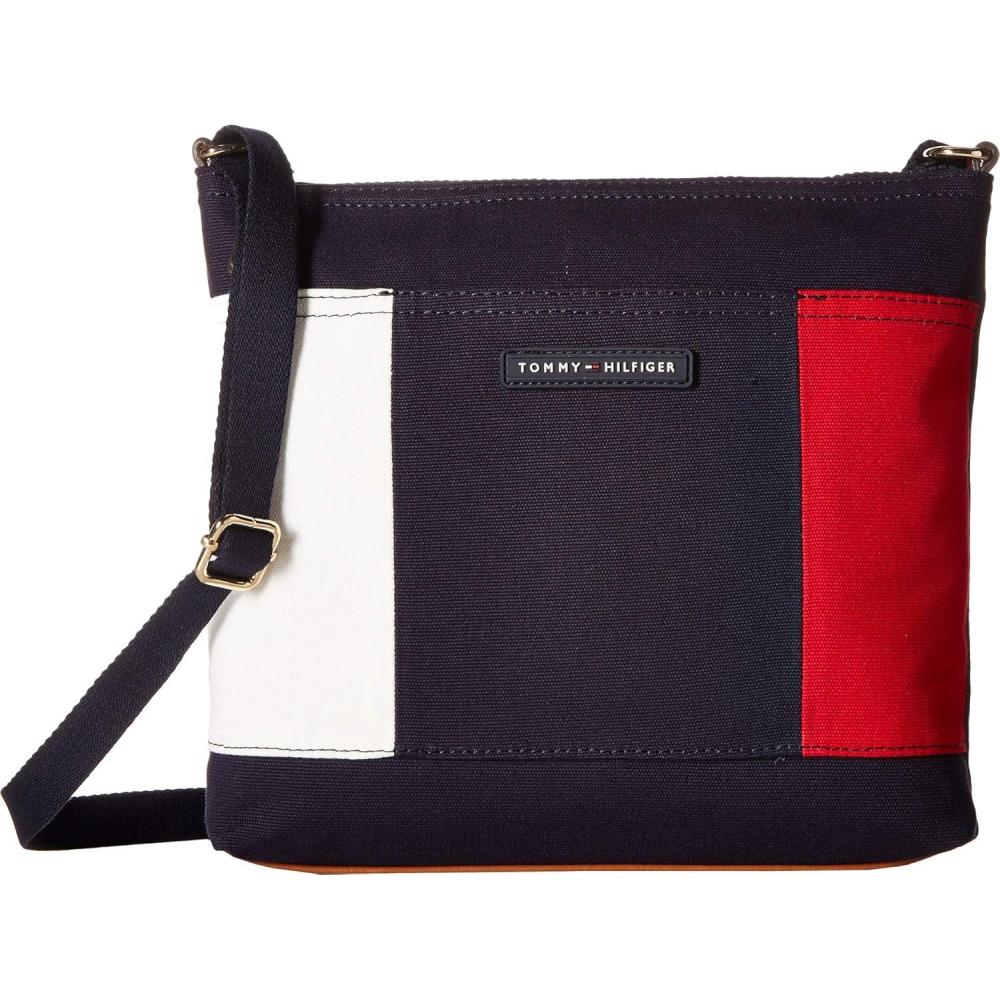 imageTommy Hilfiger Womens Th Flag Canvas Crossbody BagNavy