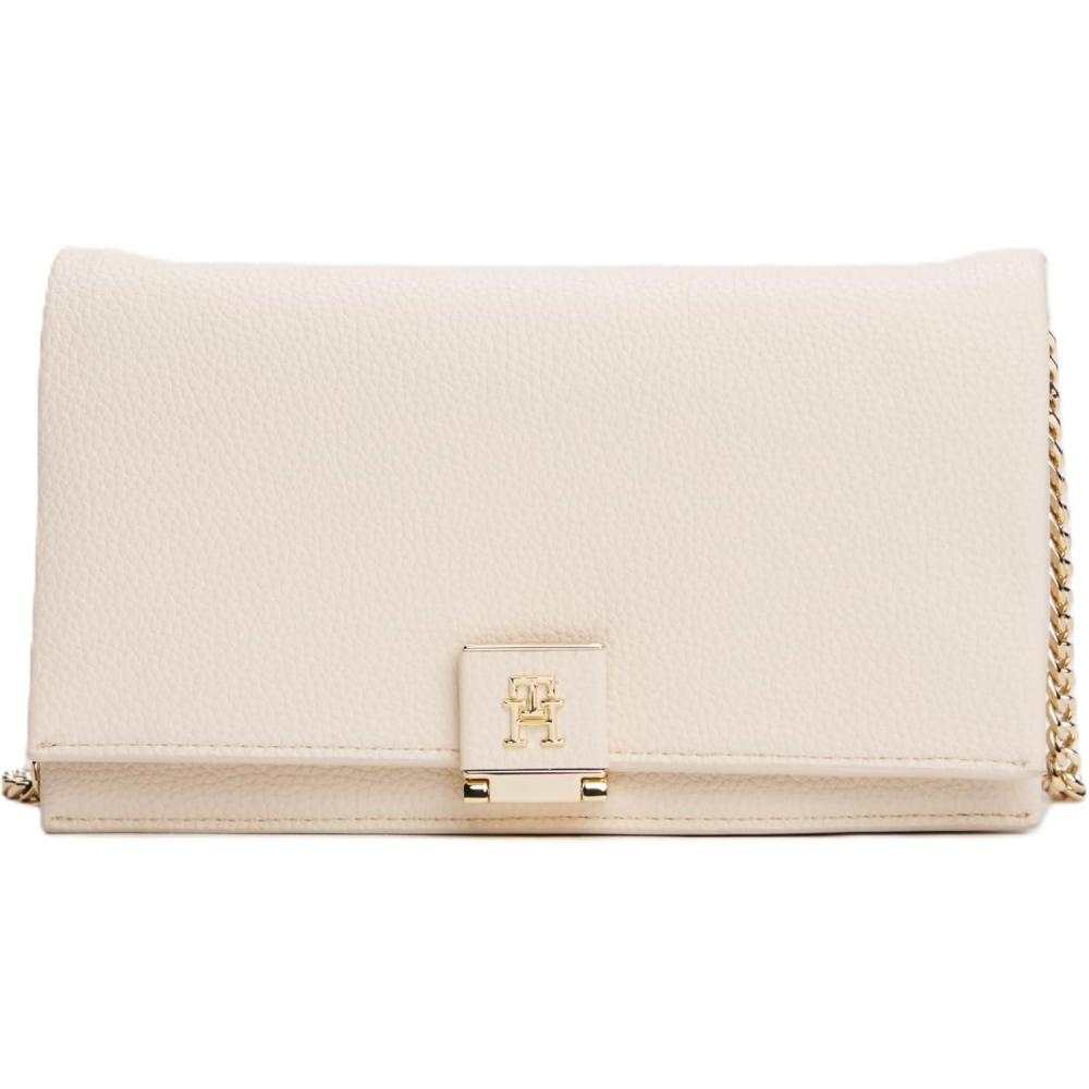 imageTommy Hilfiger womens Chain Flap Crossbody Bag With Removable Crossbody StrapSugarcane