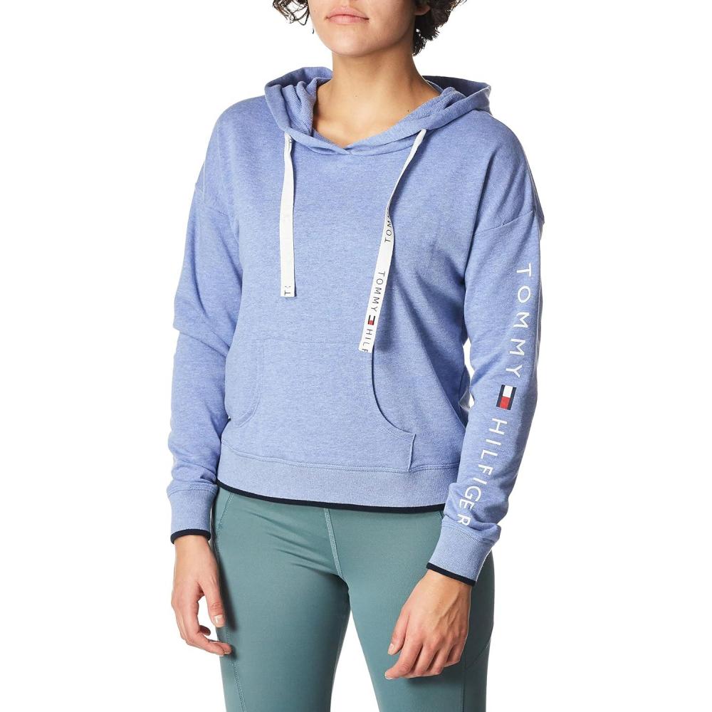 imageTommy Hilfiger womens Womens Lounge Sleep Sweatshirt HoodieChambray