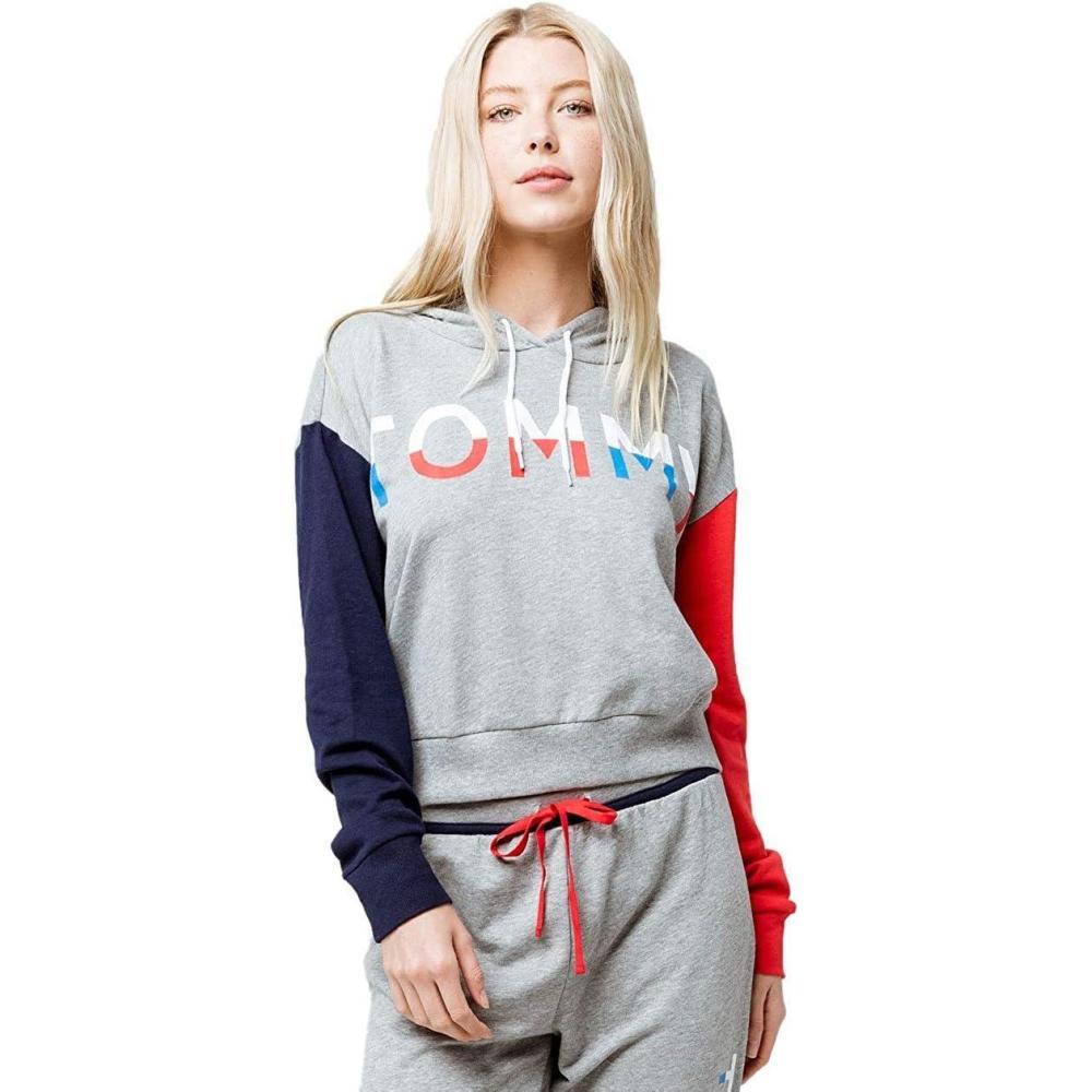 imageTommy Hilfiger womens Womens Lounge Sleep Sweatshirt HoodieHeather Grey