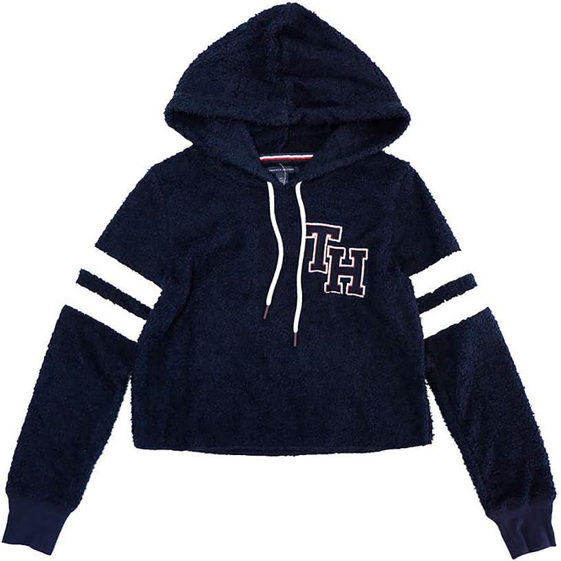 imageTommy Hilfiger womens Womens Lounge Sleep Sweatshirt HoodieLogo Navy Blazer