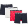 Navy  Primary Red Logo Print  Grey Heather  Navy