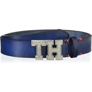 Tommy Hilfiger Big Boys’ Casual Belt for Jeans Pants Uniform(Navy)