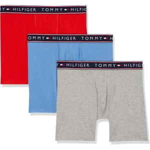 Tommy Hilfiger Cotton Stretch Boxer Brief 3-Pack(Fire)