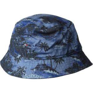Tommy Hilfiger Mens Bucket Hat(Blue Tonal)