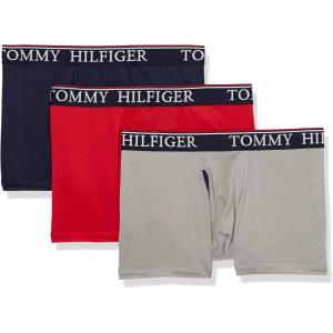 Tommy Hilfiger Men’s Cool Microfiber 3-Pack Trunk(Mahogany)