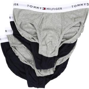 Tommy Hilfiger Men’s Cotton Classic 4-Pack Brief(2 Dark Blue  2 Grey)