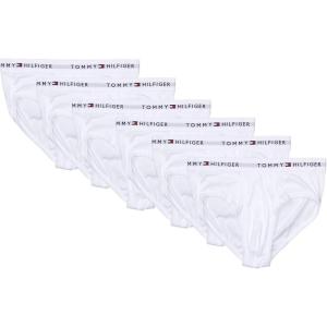 Tommy Hilfiger Men’s Cotton Classic 4-Pack Brief(White (6 Pack))