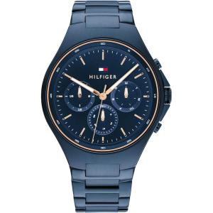 Tommy Hilfiger Men’s Fashionable Stainless Steel Quartz Watches(Dark Blue)