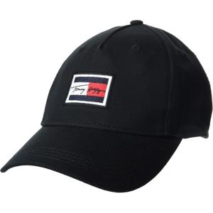 Tommy Hilfiger Men’s Signature Baseball Cap(Th Deep Black)