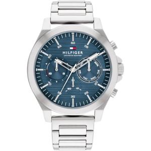Tommy Hilfiger Men’s Stainless Steel Quartz Watches – Timekeeping with Style(Blue/Silver)