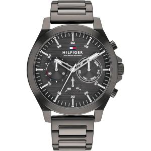 Tommy Hilfiger Men’s Stainless Steel Quartz Watches – Timekeeping with Style(Gunmetal/Gray Steel)