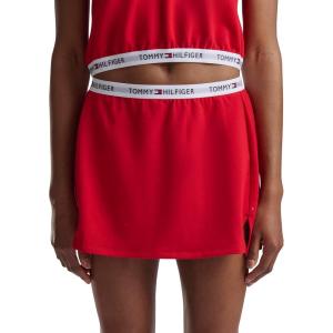 Tommy Hilfiger Womens Knit Skort(Tango Red)