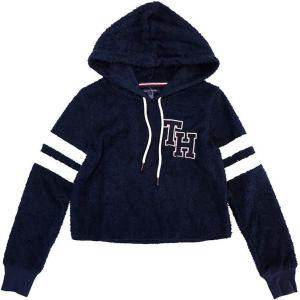 Tommy Hilfiger womens Womens Lounge Sleep Sweatshirt Hoodie(Logo Navy Blazer)