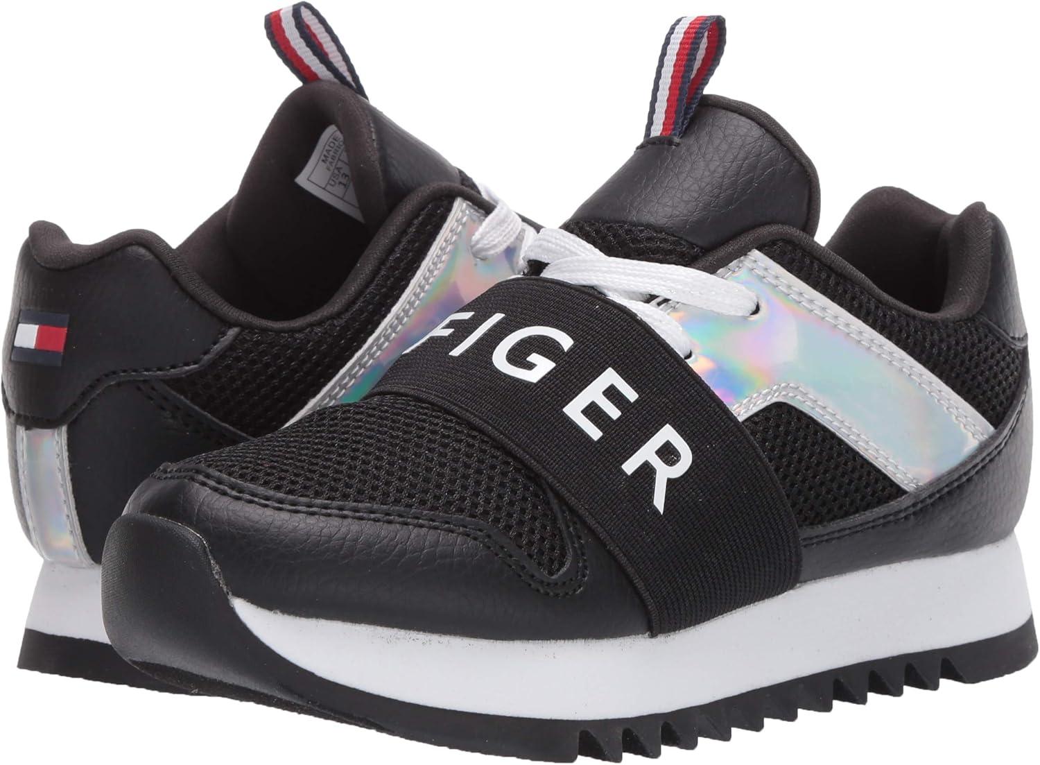 imageTommy Hilfiger Girls Leslee Jogger Little KidBig KidBlack Metallic