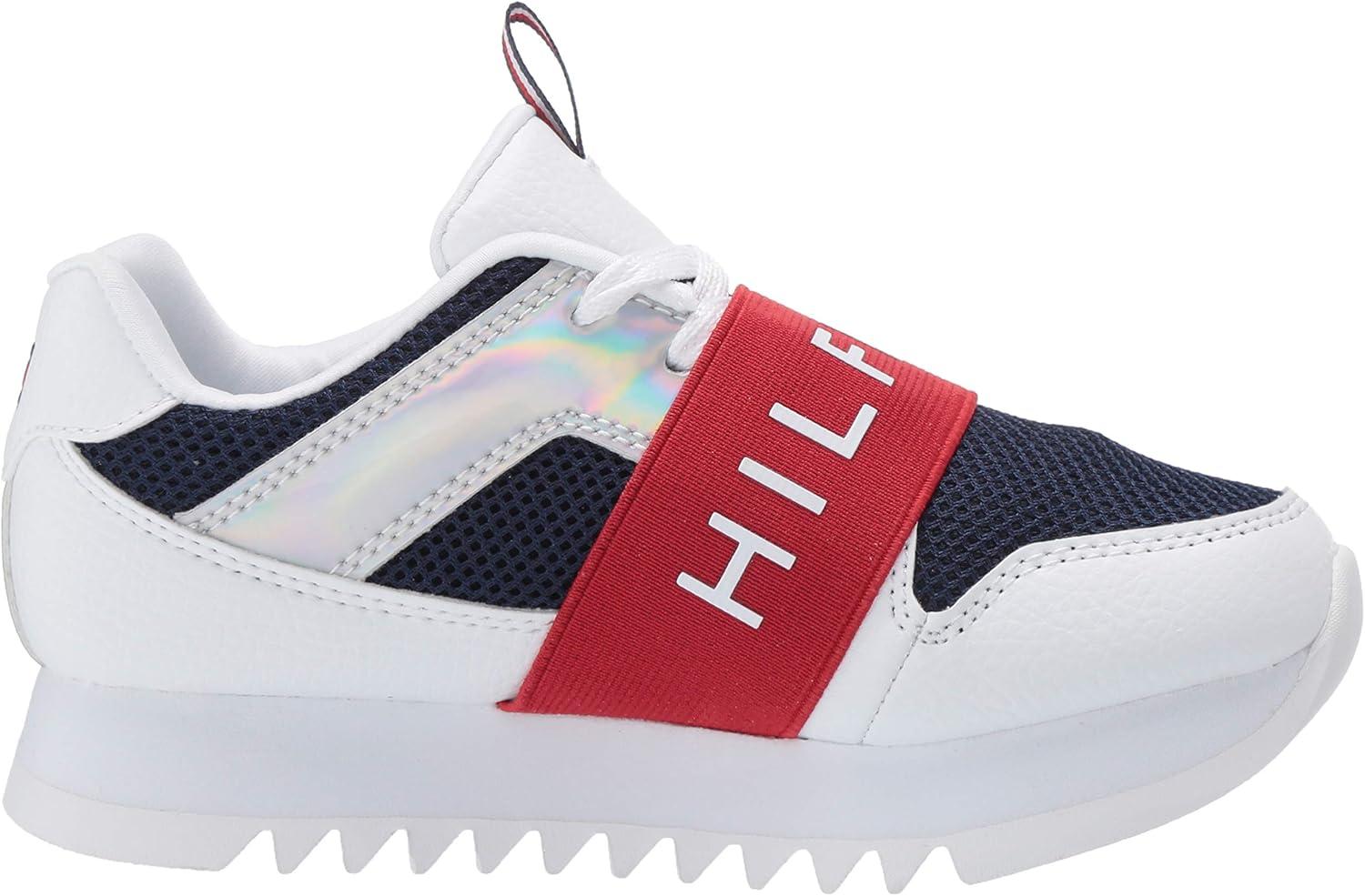 imageTommy Hilfiger Girls Leslee Jogger Little KidBig KidWhiteRedMetallic