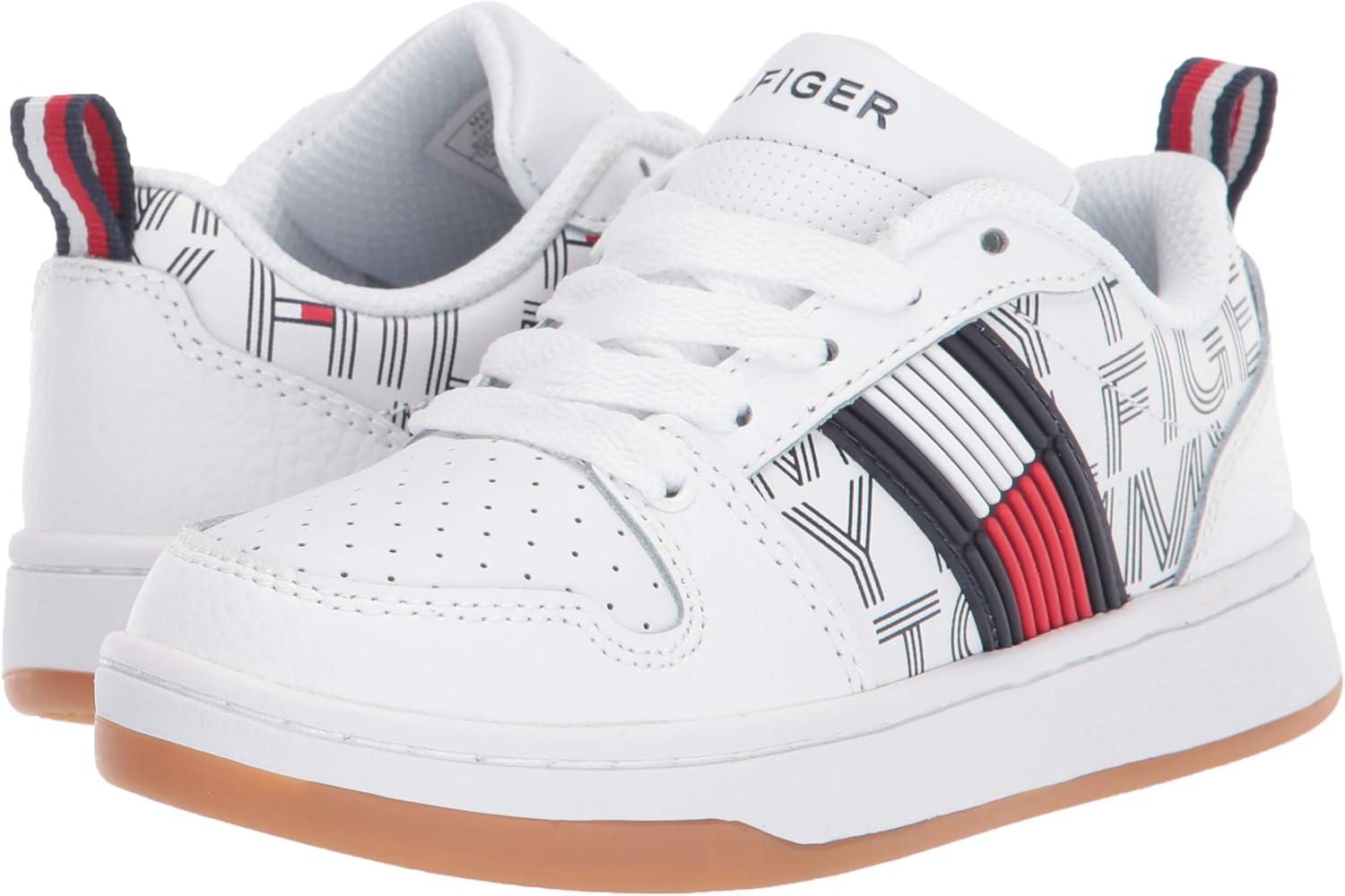 imageTommy Hilfiger Kids Cade Court Low Little Kid Big KidWhiteNavy