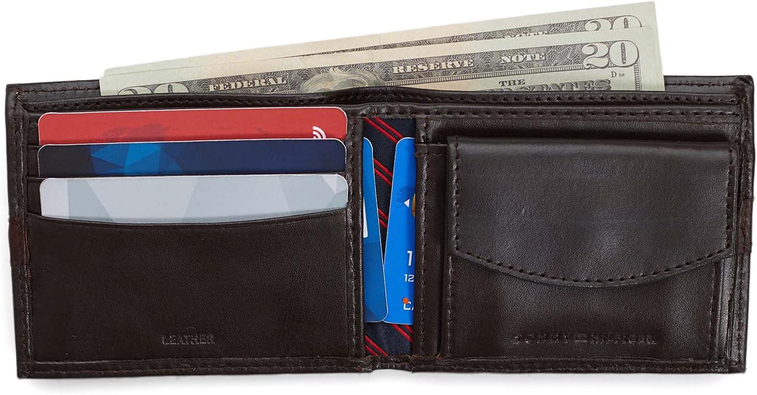 imageTommy Hilfiger Mens Stockon Coin WalletBrown