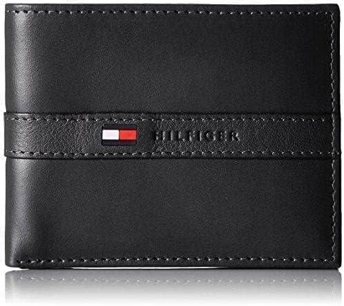 imageTommy Hilfiger Mens Stockon Coin WalletCasual Black Ranger