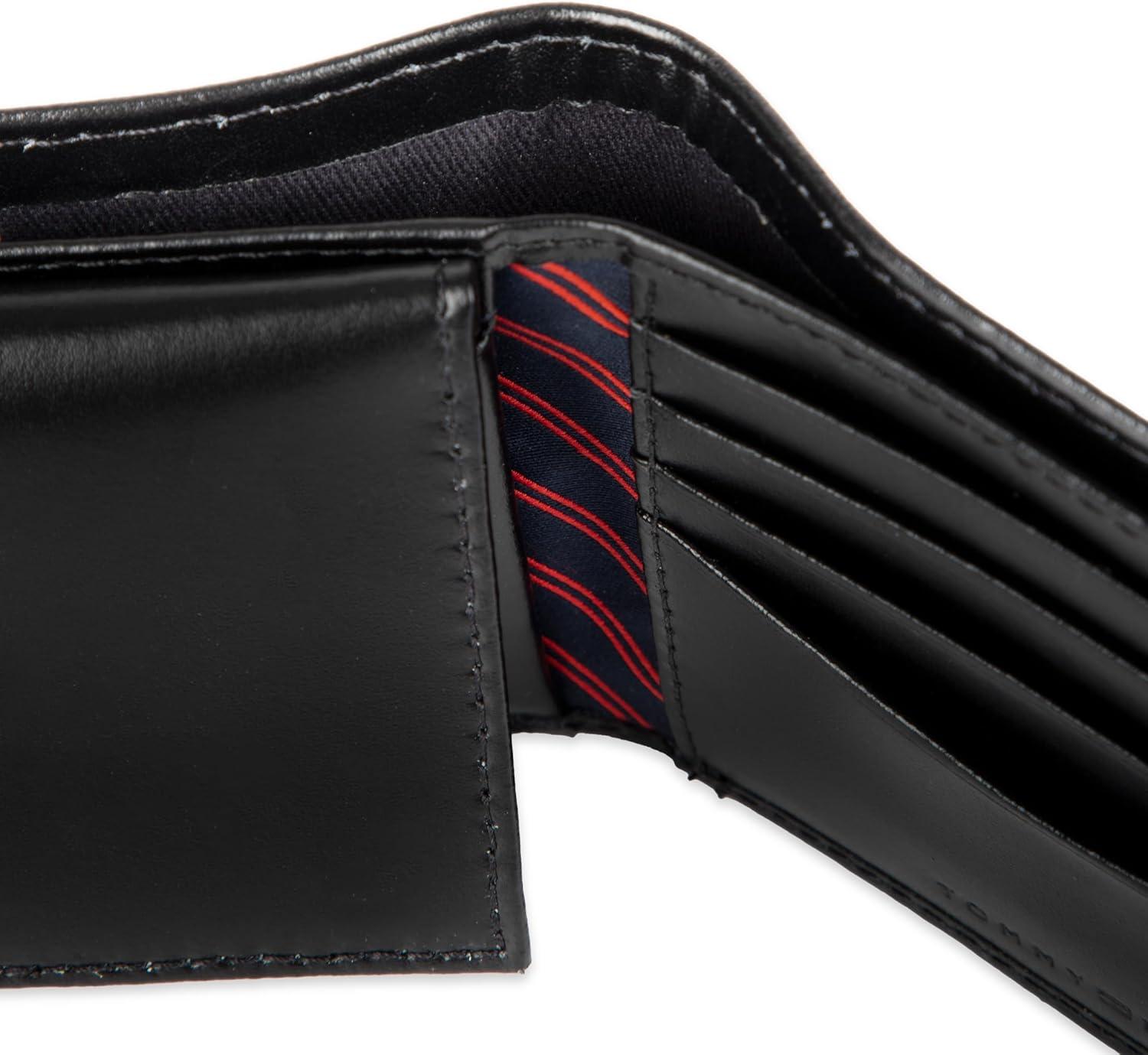 imageTommy Hilfiger Mens Stockon Coin WalletCasual Black Ranger