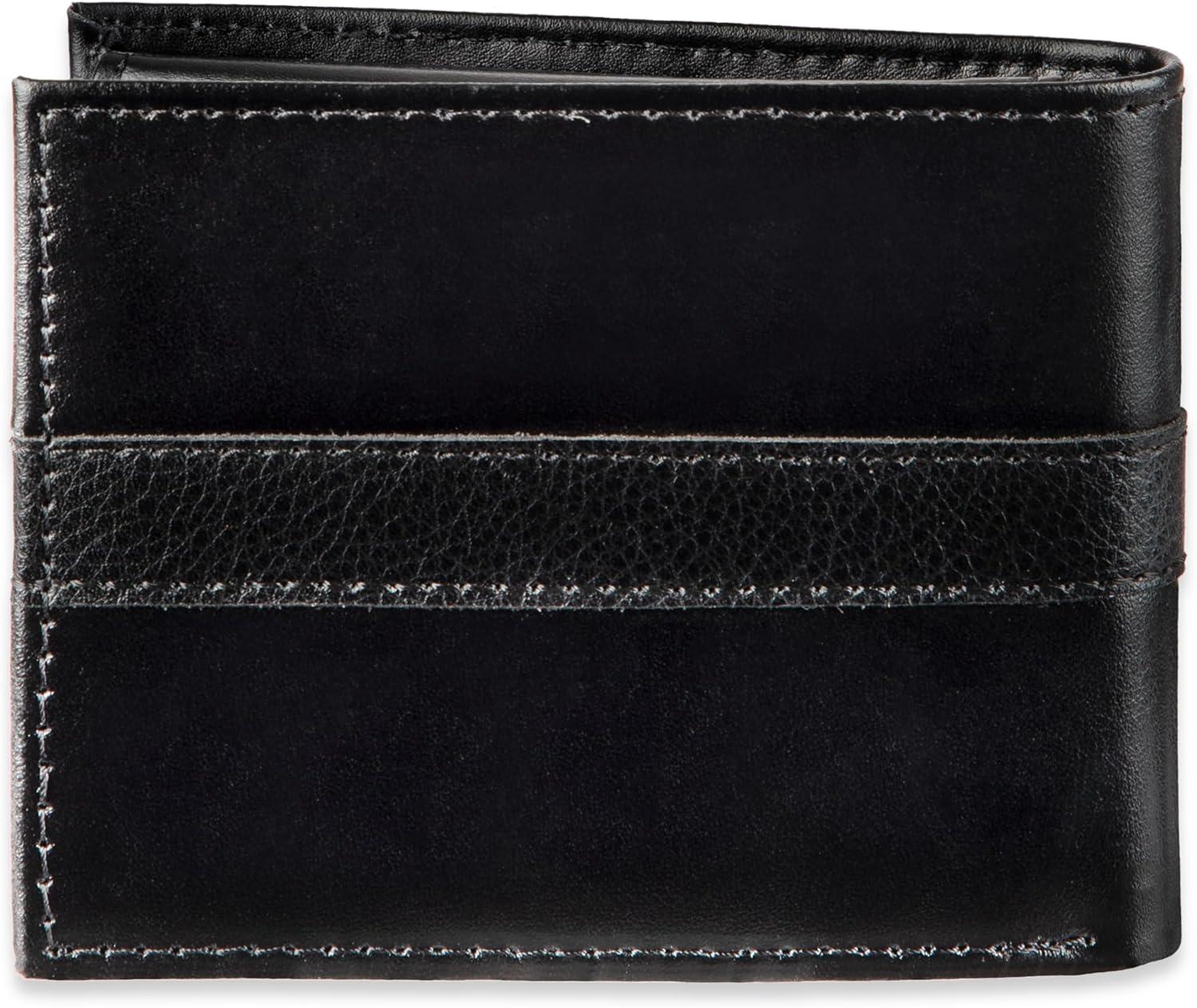 imageTommy Hilfiger Mens Stockon Coin WalletCasual Black Ranger