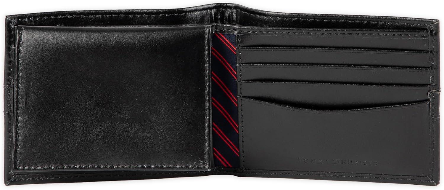 imageTommy Hilfiger Mens Stockon Coin WalletCasual Black Ranger