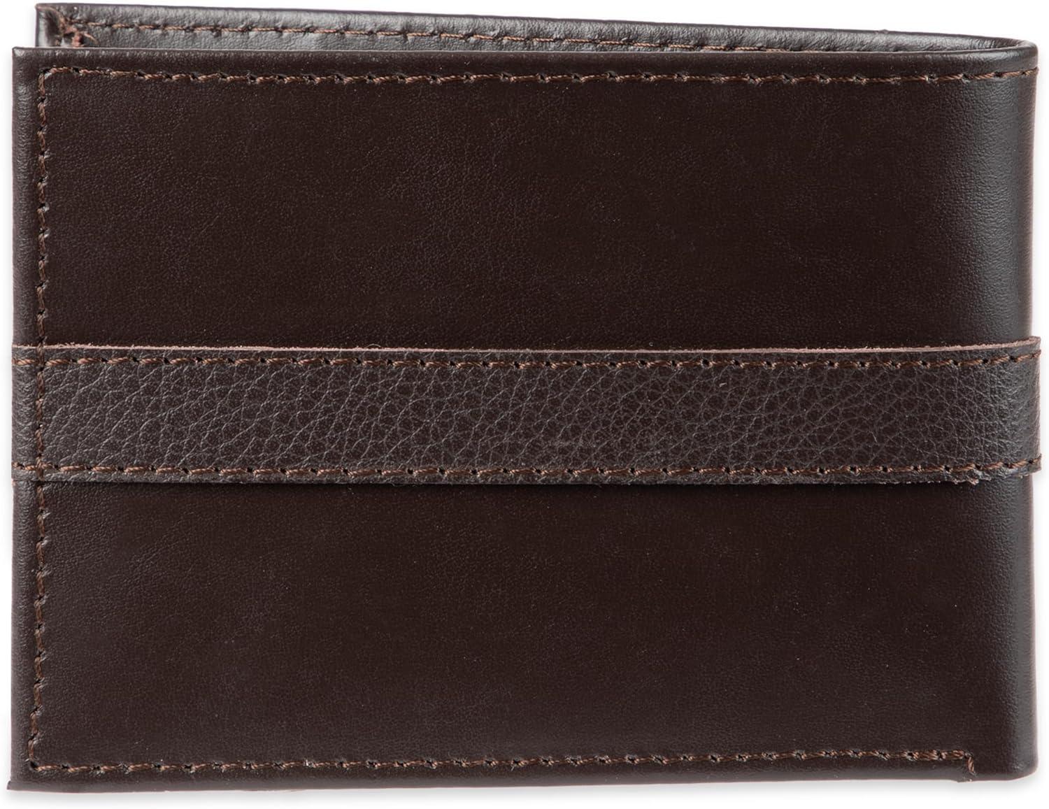 imageTommy Hilfiger Mens Stockon Coin WalletCasual Brown