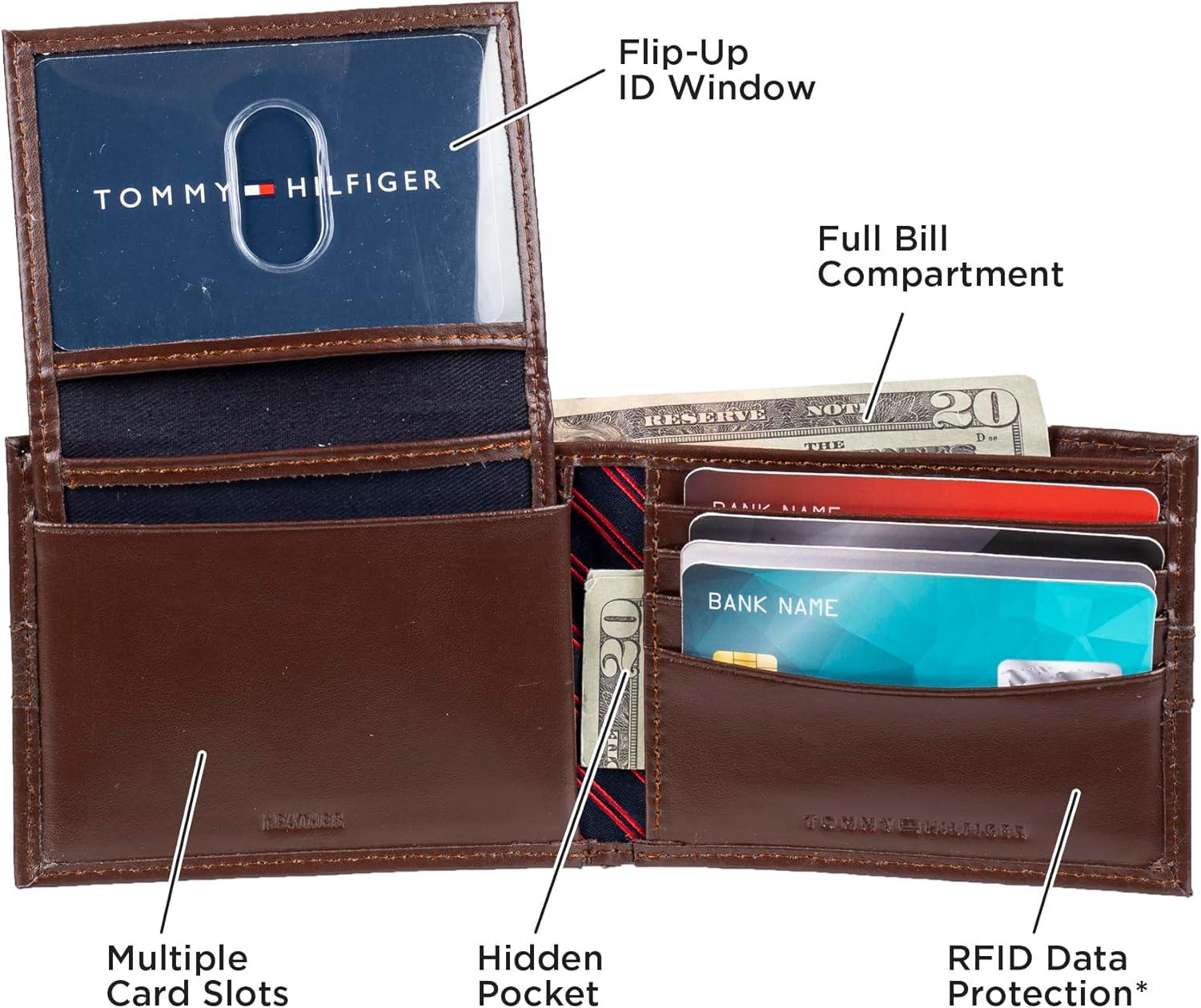 imageTommy Hilfiger Mens Stockon Coin WalletCognac
