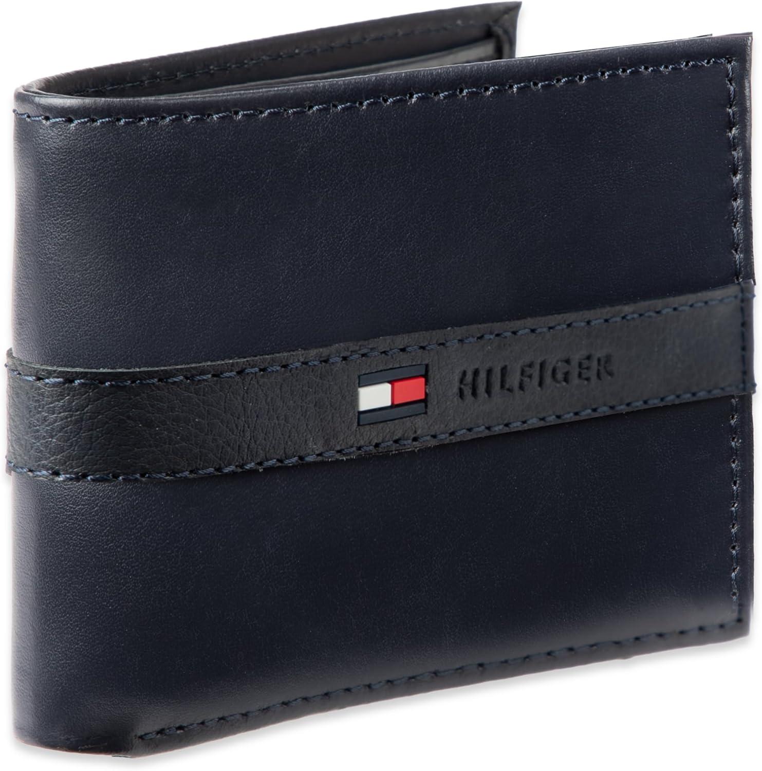 imageTommy Hilfiger Mens Stockon Coin WalletNavy Ned