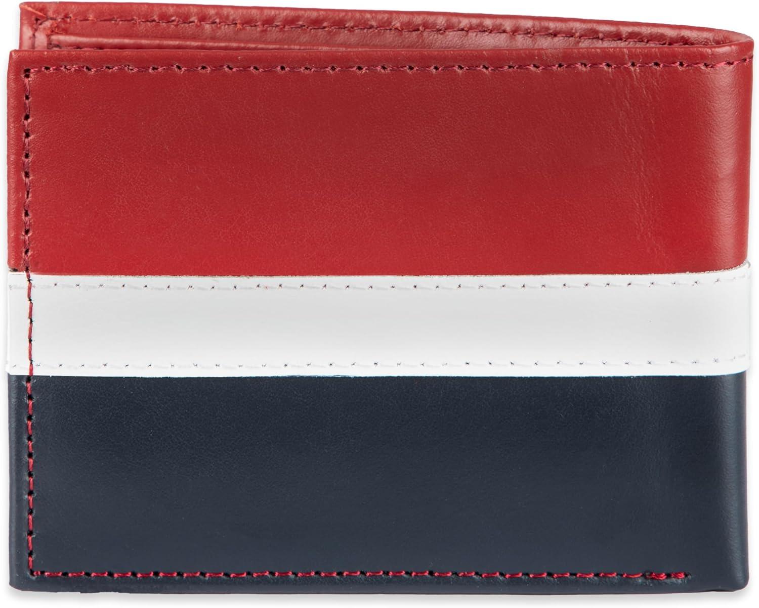 imageTommy Hilfiger Mens Stockon Coin WalletRedNavy