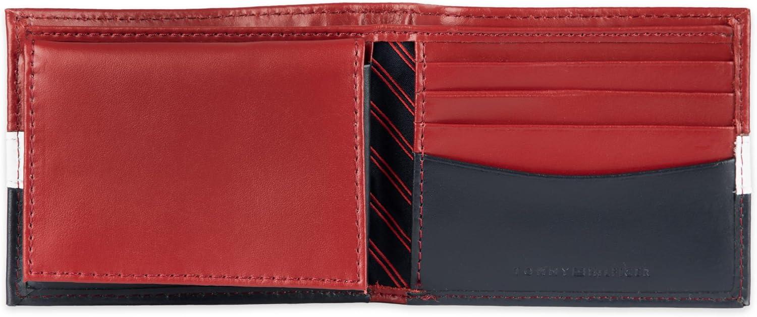 imageTommy Hilfiger Mens Stockon Coin WalletRedNavy