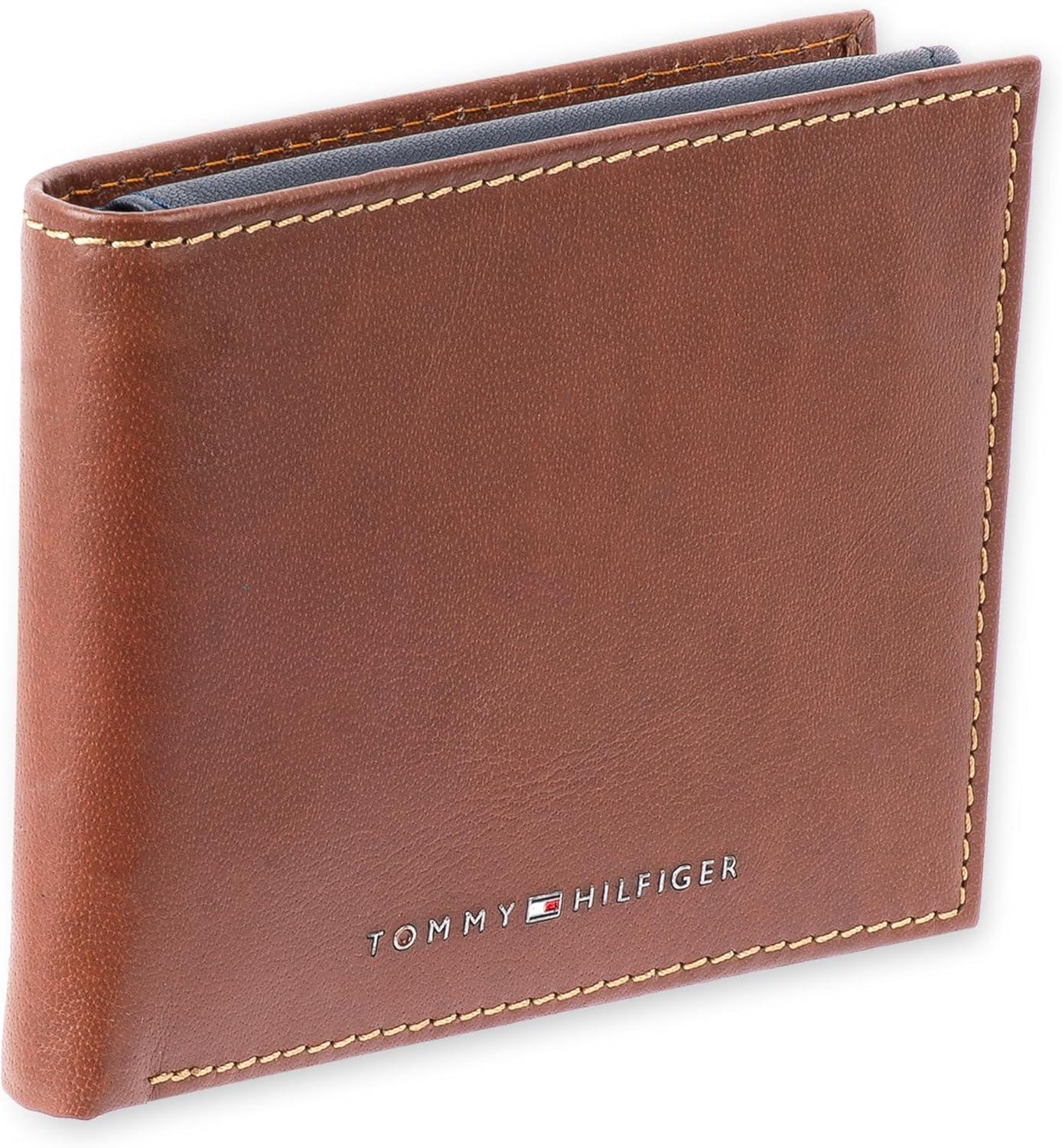 imageTommy Hilfiger Mens Stockon Coin WalletTanNavy