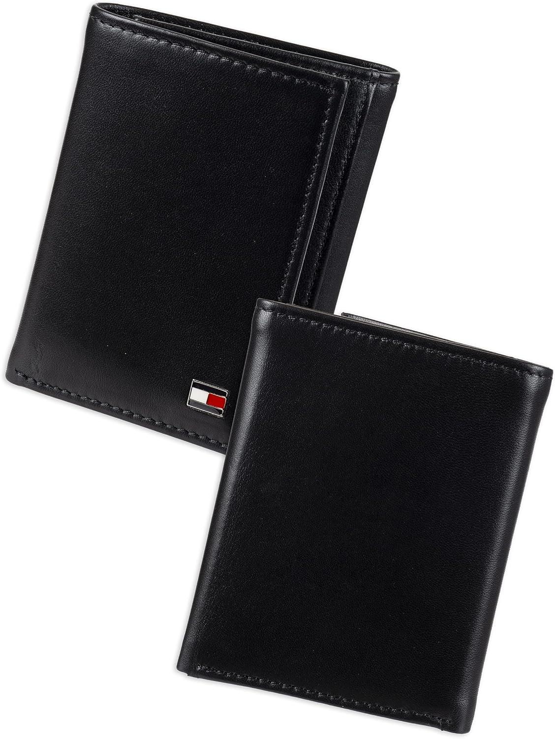 imageTommy Hilfiger Mens Trifold WalletOxford Black