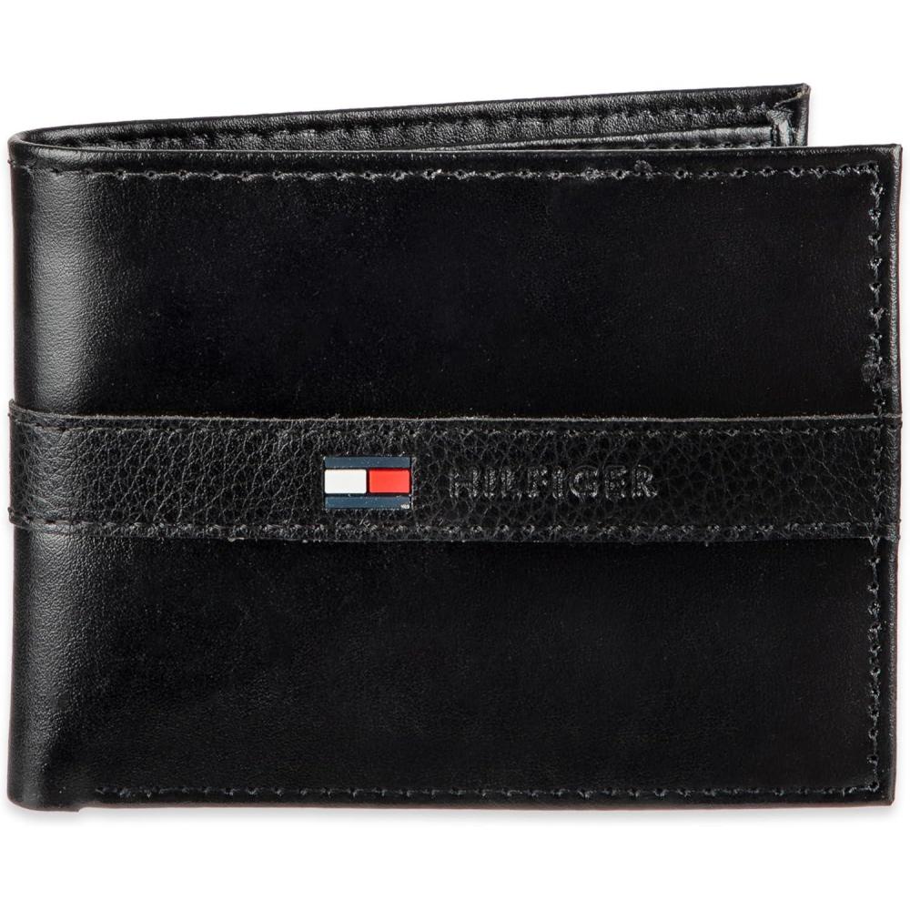 imageTommy Hilfiger Mens Stockon Coin WalletCasual Black Ranger